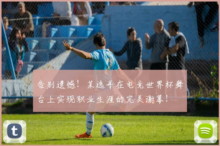 告别遗憾！某选手在电竞世界杯舞台上实现职业生涯的完美谢幕！