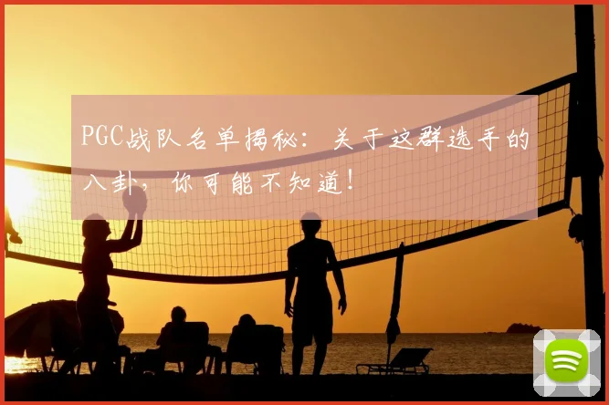 PGC战队名单揭秘：关于这群选手的八卦，你可能不知道！