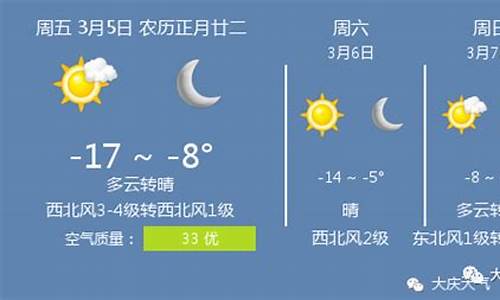 大庆天气预报15天气_大庆天气预报15天气区