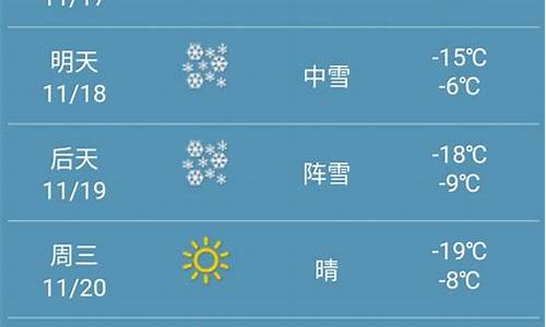 黑龙江天气预报一周7天查询表_黑龙江天气预报15天30天