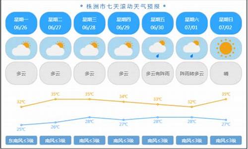 株洲未来一周天气预报查询最新消息_株洲未来一周天气预报查询最新消息