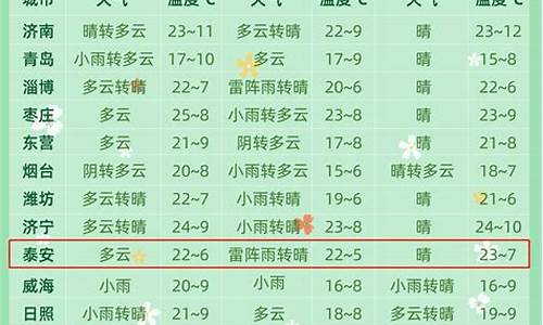 聊城一周天气预报7天详情查询表_聊城天气预报一周7天10天15天天气预报