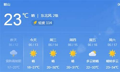 鞍山天气预报15天气_鞍山天气预报15天查询结果不懂得珍惜